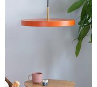 Lámpara colgante LED UMAGE Asteria Mini, naranja/latón, Ø 31 cm EC:EPREL:887760