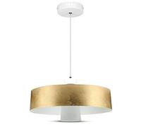 Lámpara colgante LED VT-766, color dorado, 7W, luz blanca neutra, 400 lúmenes, material: metal, dimensiones: 120x34x34 cm, IP20, marca V-TAC