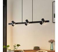 Lindby Lámpara colgante Savoli (Moderno) en Negro hecho de Metal e.o. para Salón & Comedor (6 llamas, GU10) lámpara techo