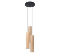 Sollux Lighting Lino lámpara colgante 3x40 W madera SL.1012