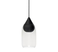 Lámpara Colgante Liuku de Madera de Tilo Negro/Transparente