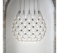 Lámpara colgante Luceplan Mesh Wireless, Ø 100 cm, 1 m, Bluetooth