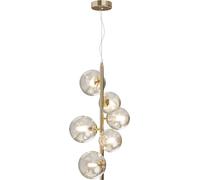 Lámpara colgante Maytoni Dallas, con 6 bombillas G9, color dorado