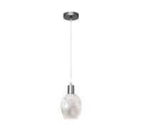 Abrila Meteoro Cromo - Colgante Moderno 1Xe27 15 Cm