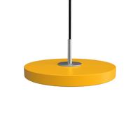 Lámpara Colgante Micro Asteria Amarillo Azafrán con Parte Superior de Acero