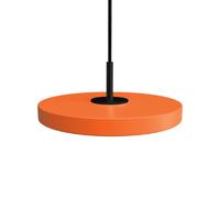 Lámpara Colgante Micro Asteria con Pantalla Regulable, Parte Superior Naranja/Negro