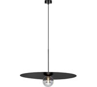 Lámpara colgante moderna de color , con pantalla transparente y panel móvil, diámetro 60 cm, modelo FERMI, 1 foco G9, 10W, referencia K-5383 Kaja