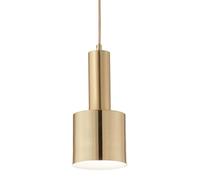 Lámpara colgante moderna "Holly", metal, latón, 1 foco, casquillo E27