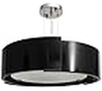 Lámpara colgante moderna redonda negra 6 luces. 6xe27. diámetro 73cm