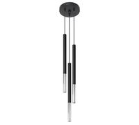 Sollux Lighting Lámpara colgante Mozaica SL.0887 3x40 W negro-cromo