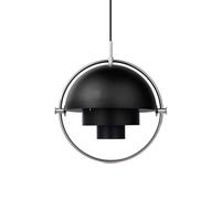 GUBI Lámpara de techo Multi-Lite cromo-negro