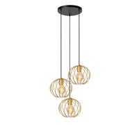 Lámpara Colgante Negra Cocina Comedor B:50 Cm E27 Lámpara De Techo Sala De Estar