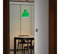 Lámpara colgante Nemo Lorosae, verde, Ø 40 cm, cristal, E27