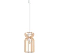 Lámpara colgante Nowodvorski KYMI 1, casquillo E27, madera natural
