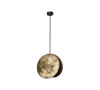 Lámpara colgante Nowodvorski, modelo 9028 WHEEL, color dorado, con sistema de suspensión