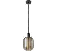 Lámpara colgante OSRAM Decor Firefly, casquillo E27, 170 mm, color , metal/vidrio, estilo industrial, cable de tela