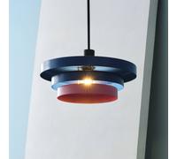 Lámpara colgante OSRAM Decor Layers, azul/rosa, acero, E27