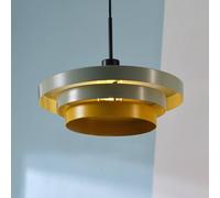 Lámpara colgante OSRAM Decor Layers, verde/amarillo, acero, E27
