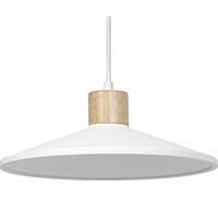Lámpara colgante OSRAM DECOR, modelo Plaster Wood, de 320 mm, en color gris oscuro, con cuerpo de metal y yeso, ideal para iluminación moderna en interiores, y que ofrece flexibilidad en la elección d