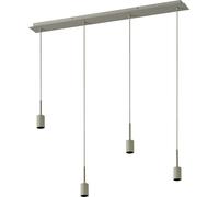 OSRAM Lámpara colgante Decor Needle Linear 4xE27, beige, acero, compatible con bombillas decorativas, IP20