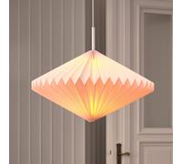 Lámpara colgante OSRAM Decor Paper Diamond, blanca, papel, E27