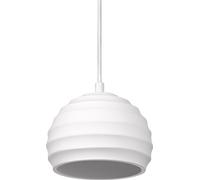 Lámpara colgante OSRAM Decor Plaster Cup (160 mm) en gris oscuro con carcasa de metal y yeso para una iluminación moderna en interiores, selección flexible de bombillas gracias al casquillo E27.