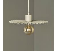 Lámpara colgante OSRAM Decor Plissee, beige, acero, E27