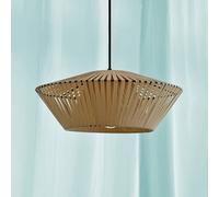 Lámpara colgante OSRAM Decor Stripes Ø 40,5 cm, beige, textil, E27
