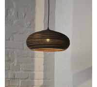 Lámpara colgante OSRAM DROP, marrón, Ø 40 cm, cartón ondulado, E27