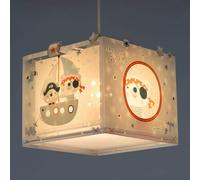 Lámpara colgante para habitación infantil PIRATES de Dalber, blanco/gris