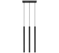 Sollux Lighting Lámpara colgante Pastelo SL.0470 3 focos 3x40 W negro