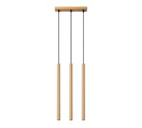 Sollux Lighting Pastelo lámpara colgante 3x8 W negro-oro SL.1171