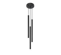 Lámpara colgante Pastelo 3p negro