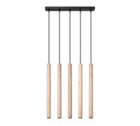 Lámpara colgante Pastelo 5l de madera