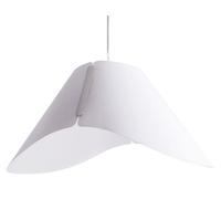 Lámpara colgante Philips myLiving, flexible, blanca, con pantalla textil blanca, ideal para dormitorios y salones