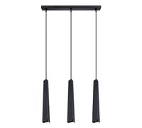 Lámpara colgante PRYSM 3L negra