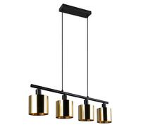 Lámpara colgante Reality, modelo Jason, sin bombilla, 150 x 75 cm, color dorado, 4W, luz blanca cálida