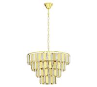 Eglo Lámpara colgante Erseka de 7 luces, elegante lámpara suspendida
