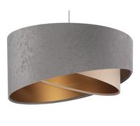Lámpara colgante SILVERY, disponible en gris, beige o dorado