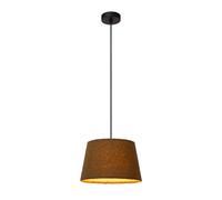 Lámpara Colgante Tela Verde Salón dormitorio E27 Ø28 CM Pendelleuchte Comedor