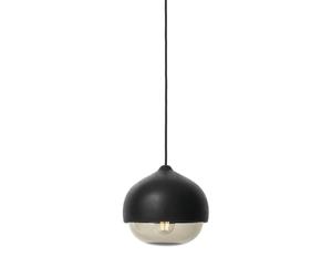 Lámpara Colgante Terho Mediano de Madera de Tilo Negro