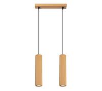 Lámpara colgante tubo Karbon Oro 2