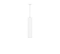 Lámpara colgante tubular Atmos GU10, blanco mate, instalación en superficie o empotrada, diseño de interiores moderno - Beneito & Faure