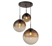 Globo Lámpara colgante Varus, vidrio, 3 luces, Ø 51 cm