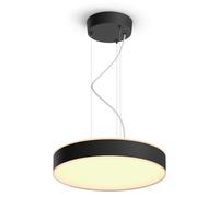 Philips Lámpara inteligente Hue Enrave – Colgante LED, luz blanca cálida a fría, Negro