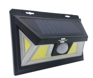 Lámpara con panel solar Brennenstuhl 1171830-sensor de movimiento PIR-negro