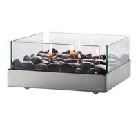 Lámpara de aceite FIREPLACE 23 cm, plata, Philippi