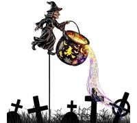 Lámpara De Caldero Volador De Las Brujas - Decoración LED Para P