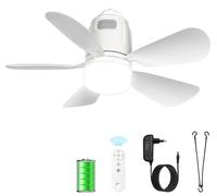 Lámpara de camping con batería, luz portátil para uso en exteriores, 50 cm