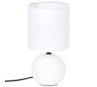 Lámpara de cerámica Blanca H25